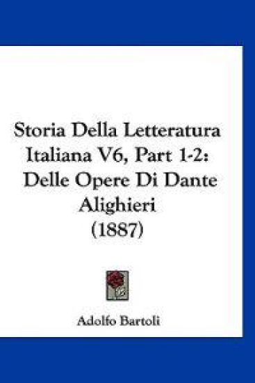Storia Della Letteratura Italiana V6, Part 1-2