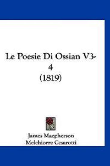 Le Poesie Di Ossian V3-4 (1819)