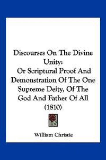 Discourses On The Divine Unity