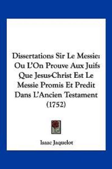 Dissertations Sir Le Messie