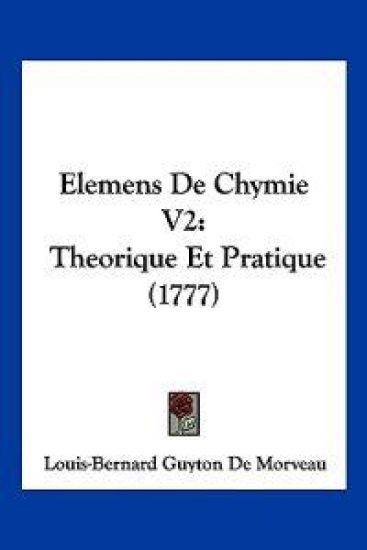 Elemens De Chymie V2
