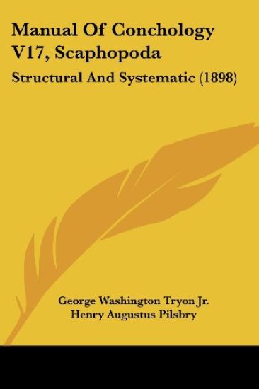 Manual Of Conchology V17, Scaphopoda