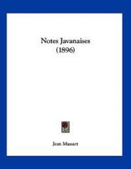 Notes Javanaises (1896)