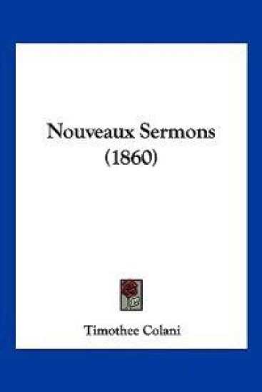 Nouveaux Sermons (1860)