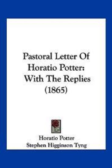 Pastoral Letter Of Horatio Potter