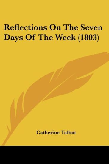 Reflections On The Seven Days Of The Week (1803)