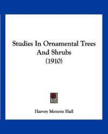 Studies In Ornamental Trees And Shrubs (1910)