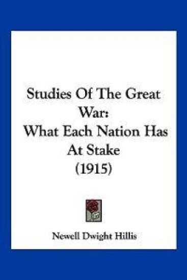 Studies Of The Great War