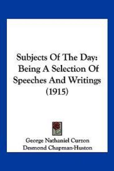 Subjects Of The Day