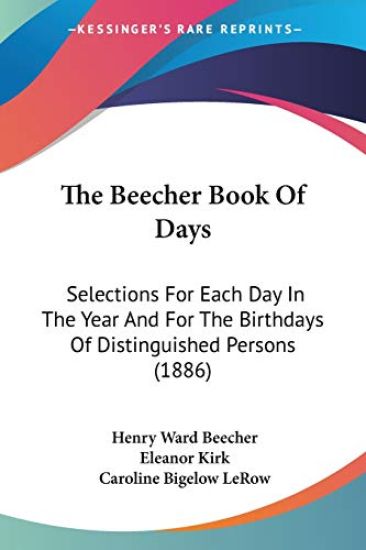 The Beecher Book Of Days
