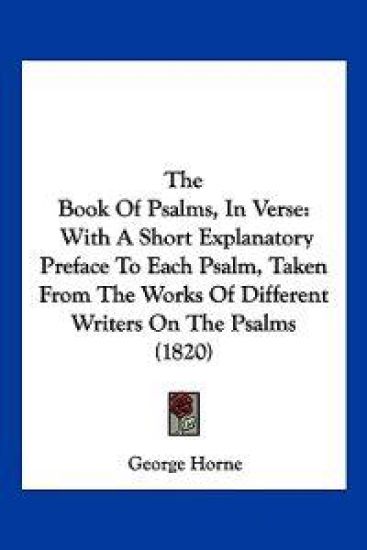 The Book Of Psalms, In Verse