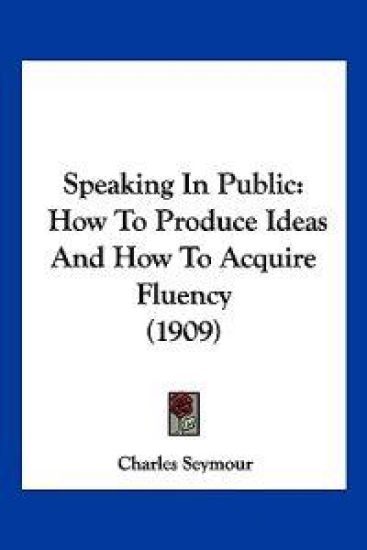 Speaking In Public