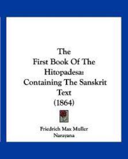 The First Book of the Hitopadesa