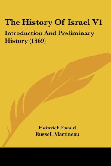 The History Of Israel V1