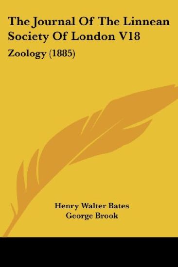The Journal Of The Linnean Society Of London V18