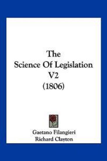 The Science Of Legislation V2 (1806)
