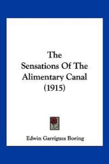 The Sensations Of The Alimentary Canal (1915)