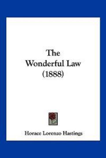 The Wonderful Law (1888)