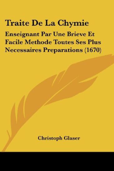 Traite De La Chymie