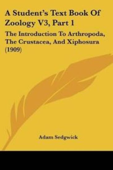 A Student's Text Book Of Zoology V3, Part 1