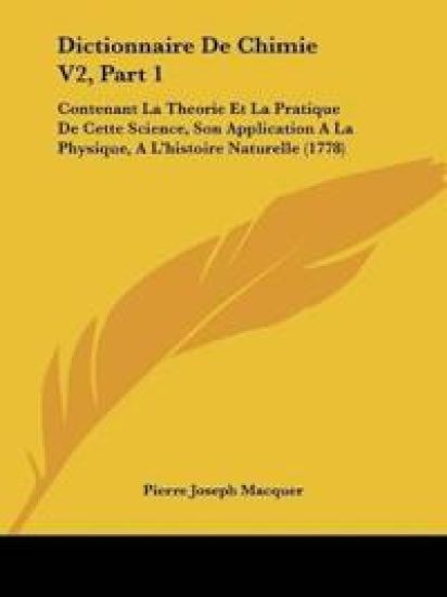 Dictionnaire De Chimie V2, Part 1