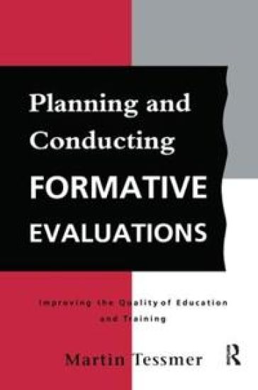 Planning and Conducting Formative Evaluations