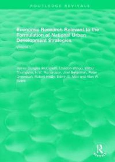 Economic Research Relevant to the Formulation of National Urban Development Strategies