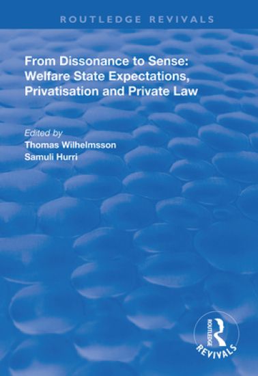From Dissonance to Sense – Thomas Wilhelmsson, kirjan kansikuva