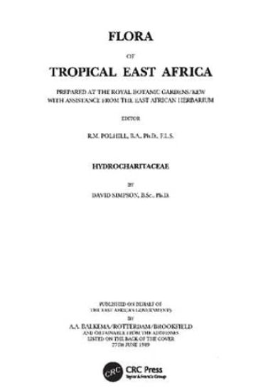 Flora of Tropical East Africa - Hydrocharitaceae (1989) – David Simpson, kirjan kansikuva