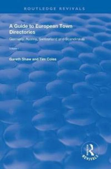 A Guide to European Town Directories