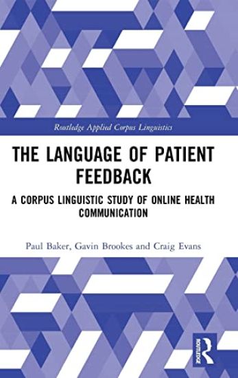 The Language of Patient Feedback – Paul Baker, kirjan kansikuva