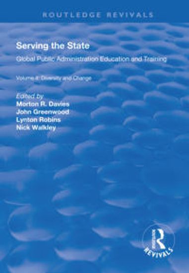 Serving the State – Morton R. Davies, kirjan kansikuva