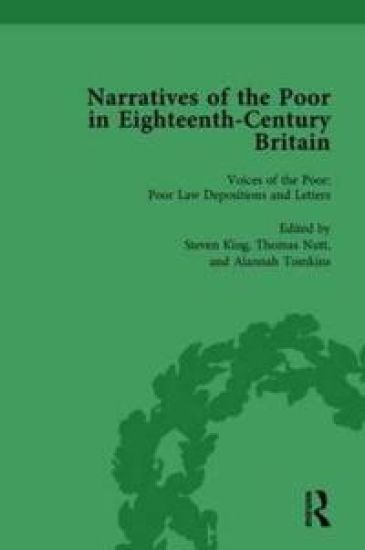 Narratives of the Poor in Eighteenth-Century England Vol 1 – Alysa Levene, kirjan kansikuva