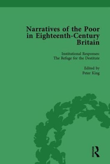 Narratives of the Poor in Eighteenth-Century England Vol 4 – Alysa Levene, kirjan kansikuva