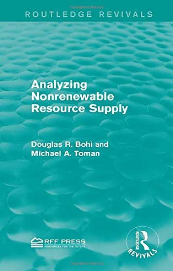 Analyzing Nonrenewable Resource Supply