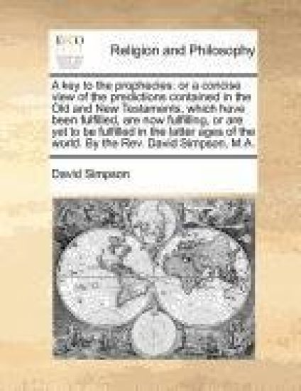 A Key to the Prophecies – David Simpson, kirjan kansikuva