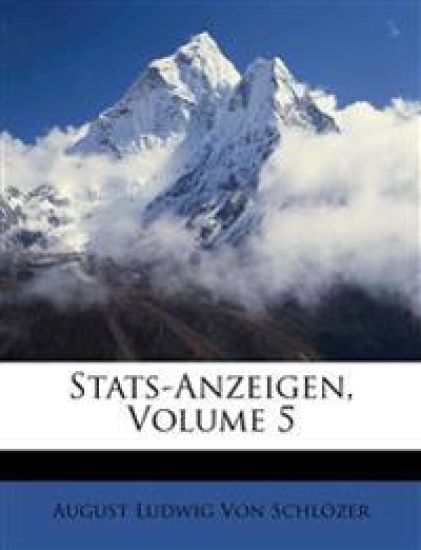 STATS-Anzeigen, Volume 5