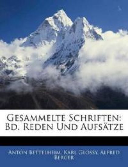 Gesammelte Schriften