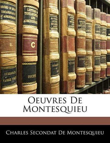 Oeuvres De Montesquieu