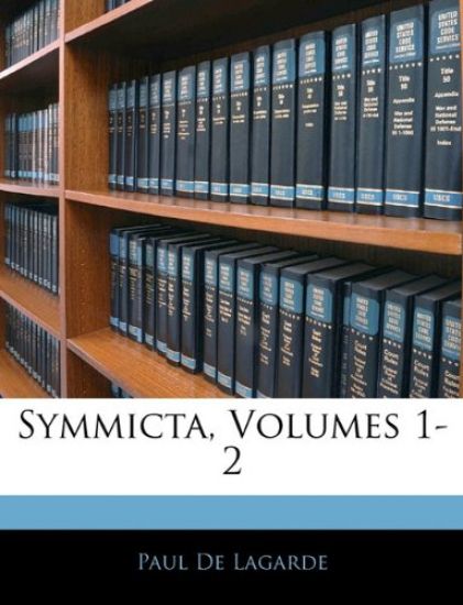 Symmicta, Volumes 1-2
