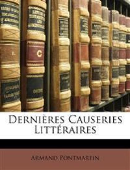Dernières Causeries Littéraires