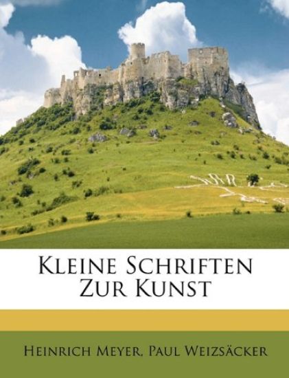 Kleine Schriften Zur Kunst