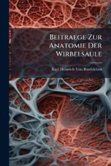 Beitraege Zur Anatomie Der Wirbelsaule