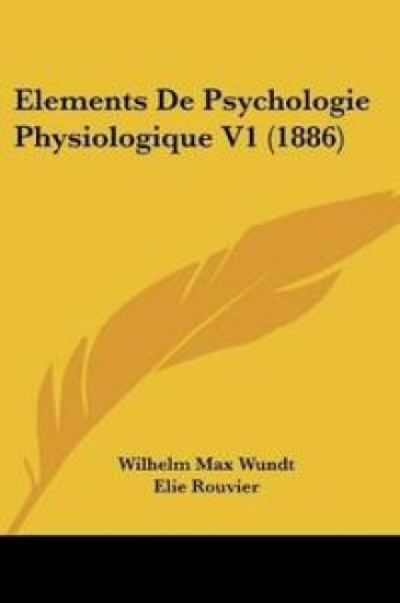 Elements De Psychologie Physiologique V1 (1886)