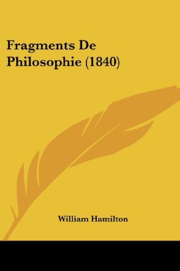 Fragments De Philosophie (1840)