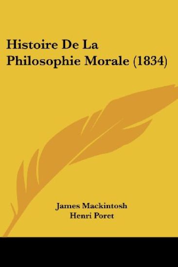 Histoire De La Philosophie Morale (1834)