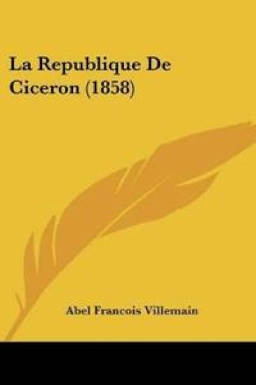 La Republique De Ciceron (1858)