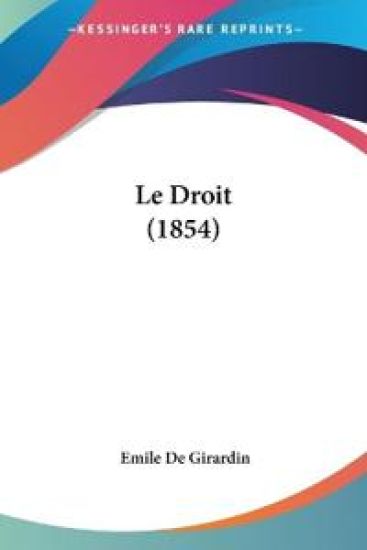 Le Droit (1854)