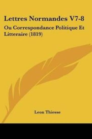 Lettres Normandes V7-8