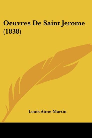 Oeuvres De Saint Jerome (1838)